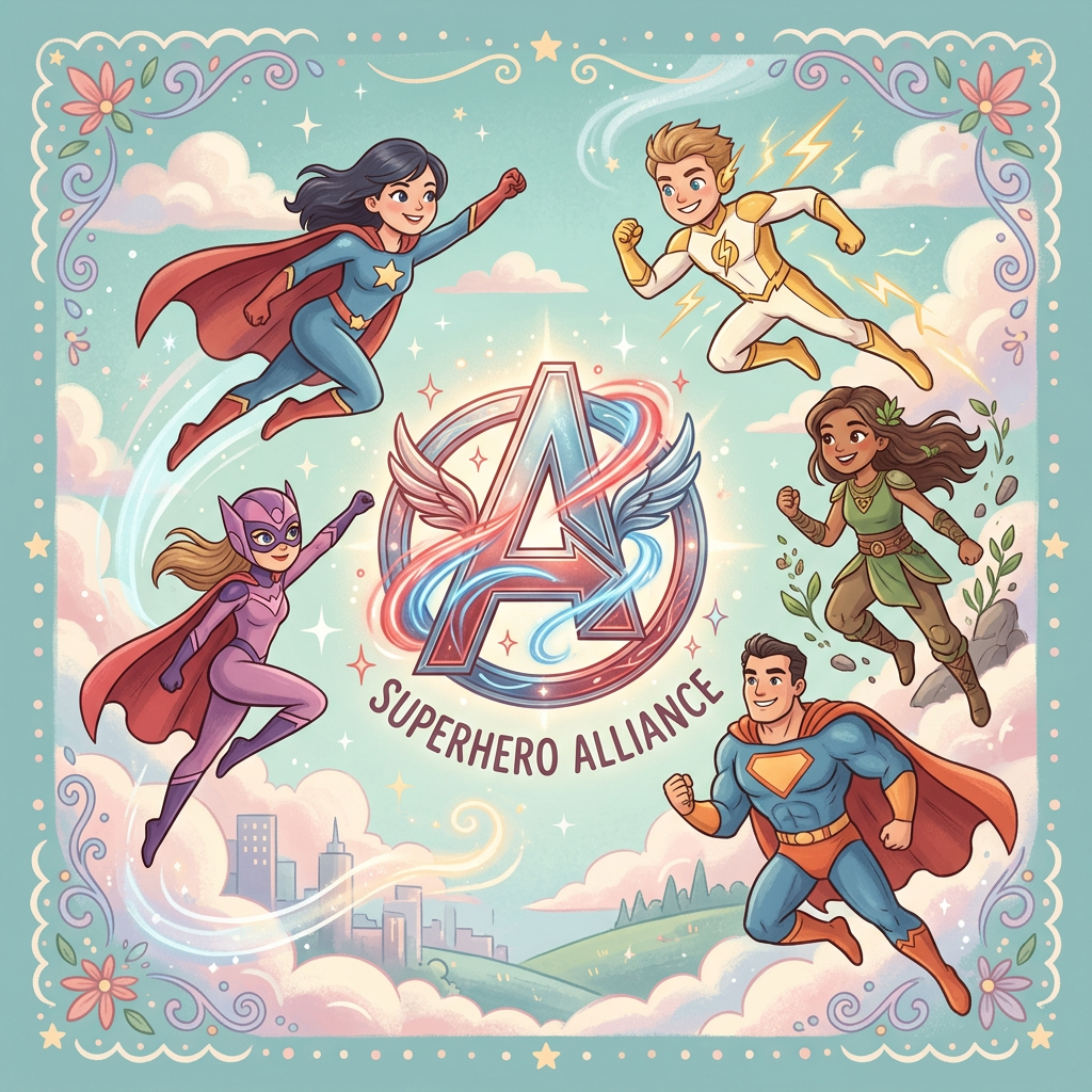 Superhelte alliance Toppers Drinktoppers 6 stk Ø8 cm