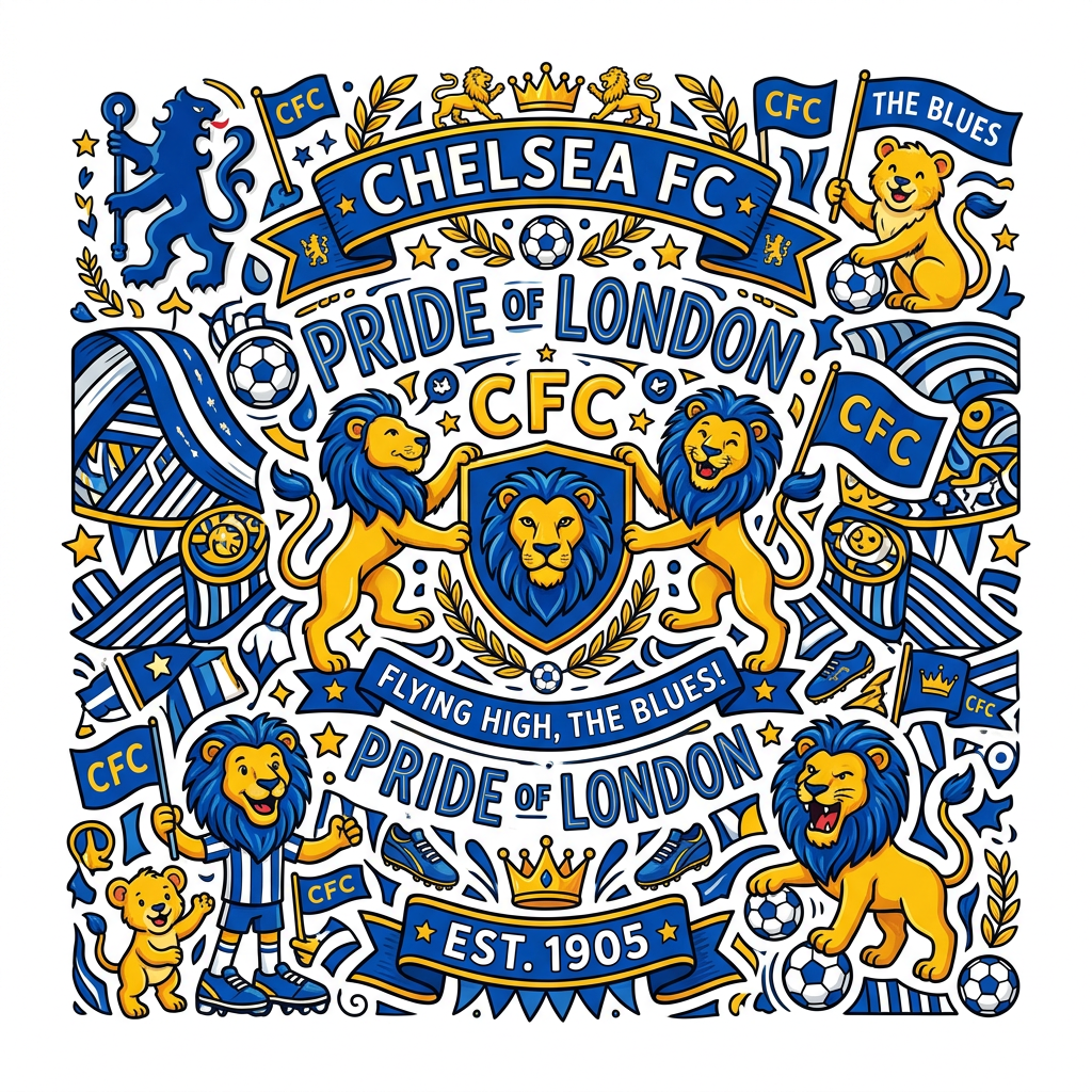 Chelsea Løvefamilien Toppers Drinktoppers 6 stk Ø8 cm