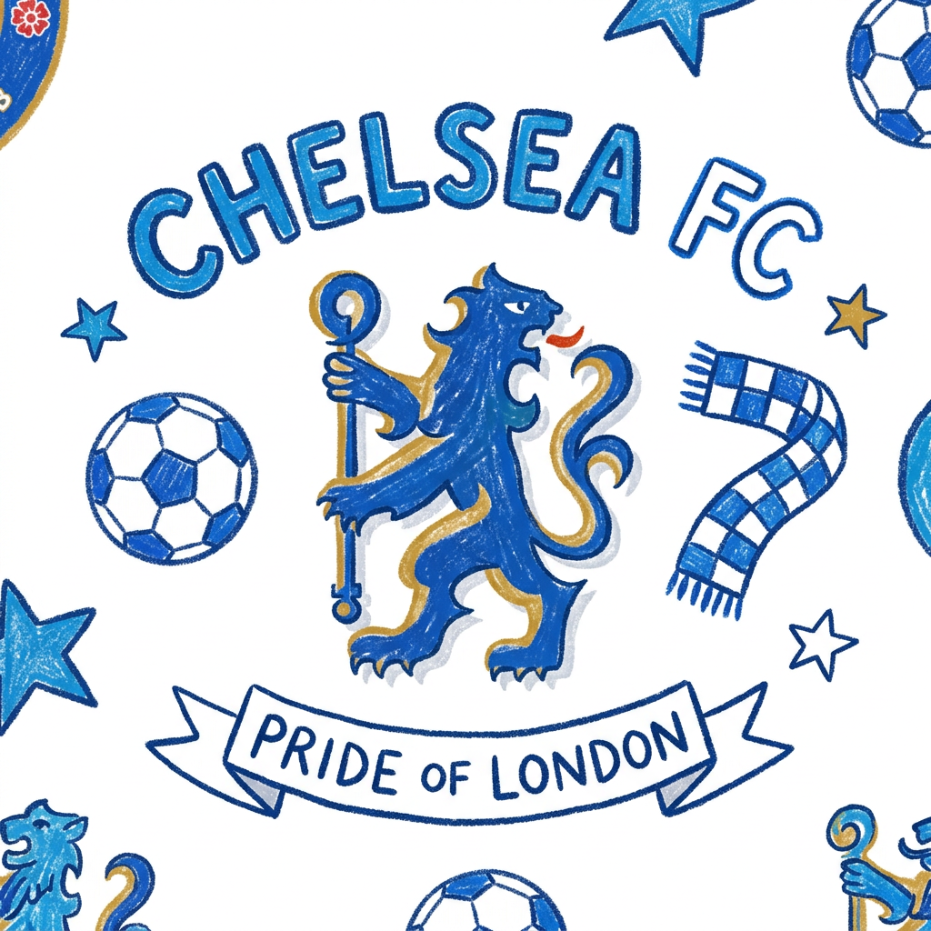 Chelsea Løve Mønster Toppers Drinktoppers 6 stk Ø8 cm