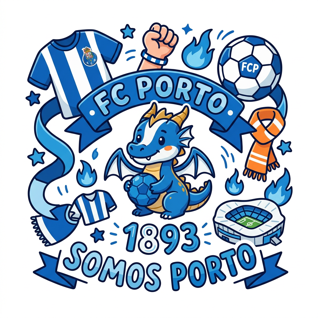 Porto Drage Fankunst Toppers Drinktoppers 6 stk Ø8 cm