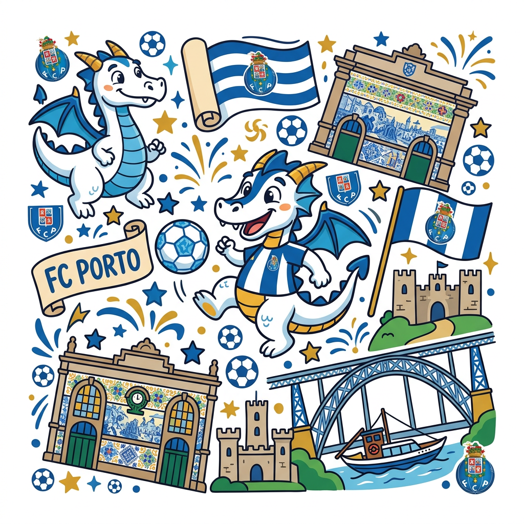 Porto Dragenes Fest Toppers Drinktoppers 6 stk Ø8 cm