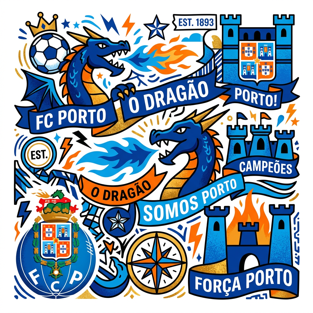 Porto Dragefest Toppers Drinktoppers 6 stk Ø8 cm