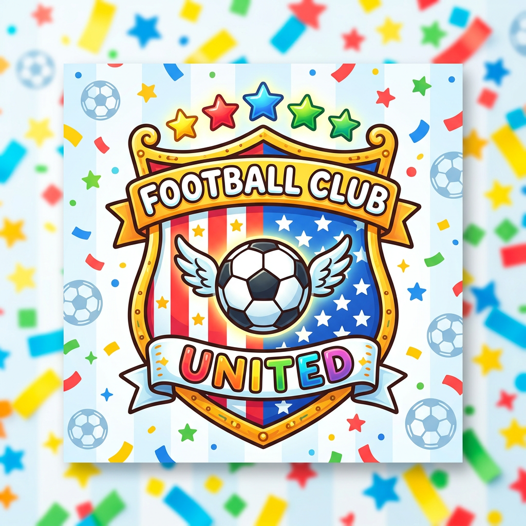 Fodbold Fest United Toppers Drinktoppers 6 stk Ø8 cm