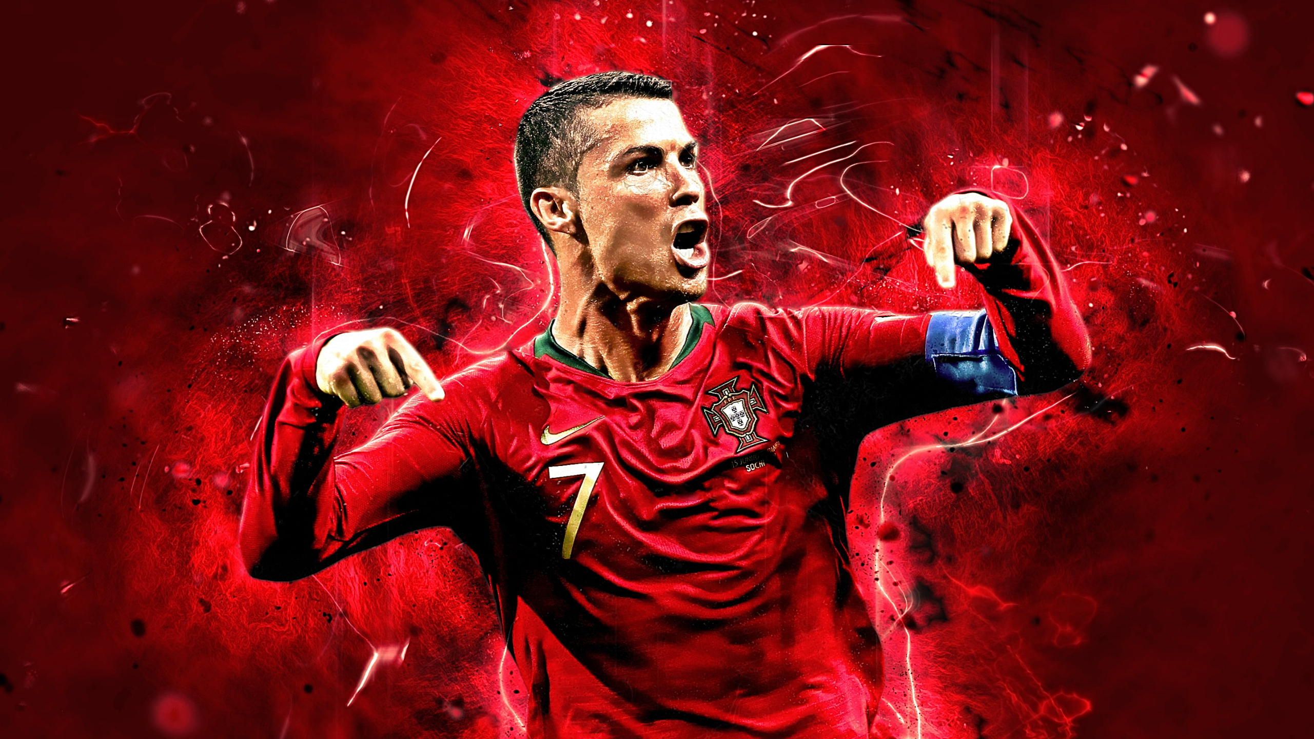 Cristiano Ronaldo1 Toppers Drinktoppers 6 stk Ø8 cm
