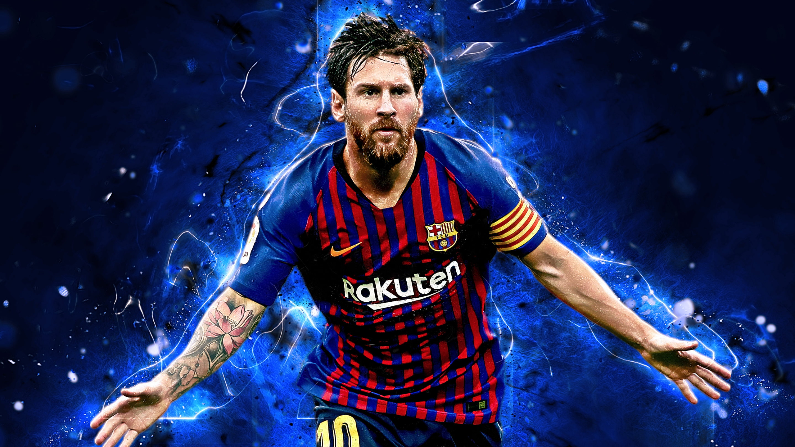 Lionel Messi1 Toppers Drinktoppers 6 stk Ø8 cm