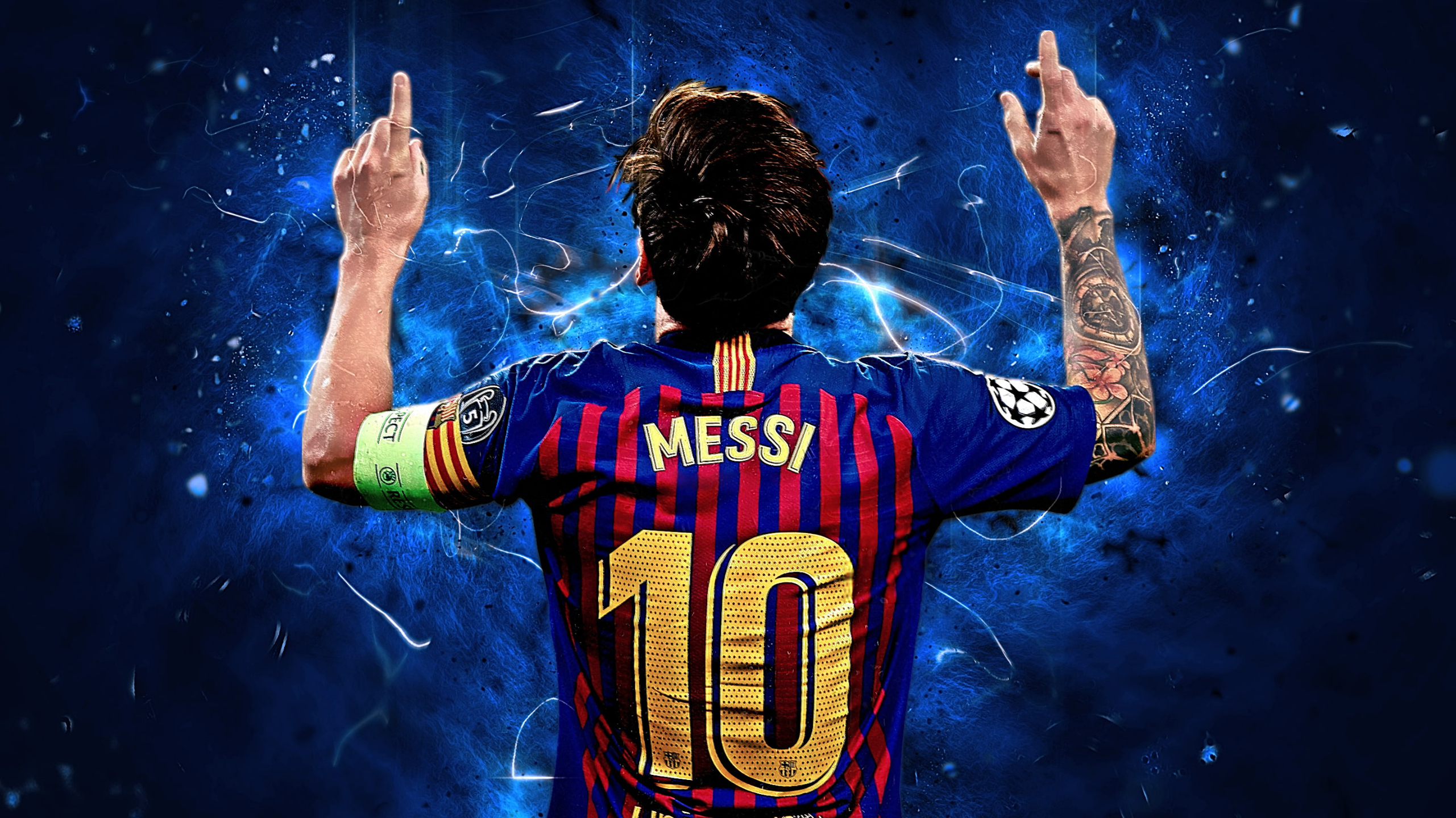 Lionel Messi2 Toppers Drinktoppers 6 stk Ø8 cm