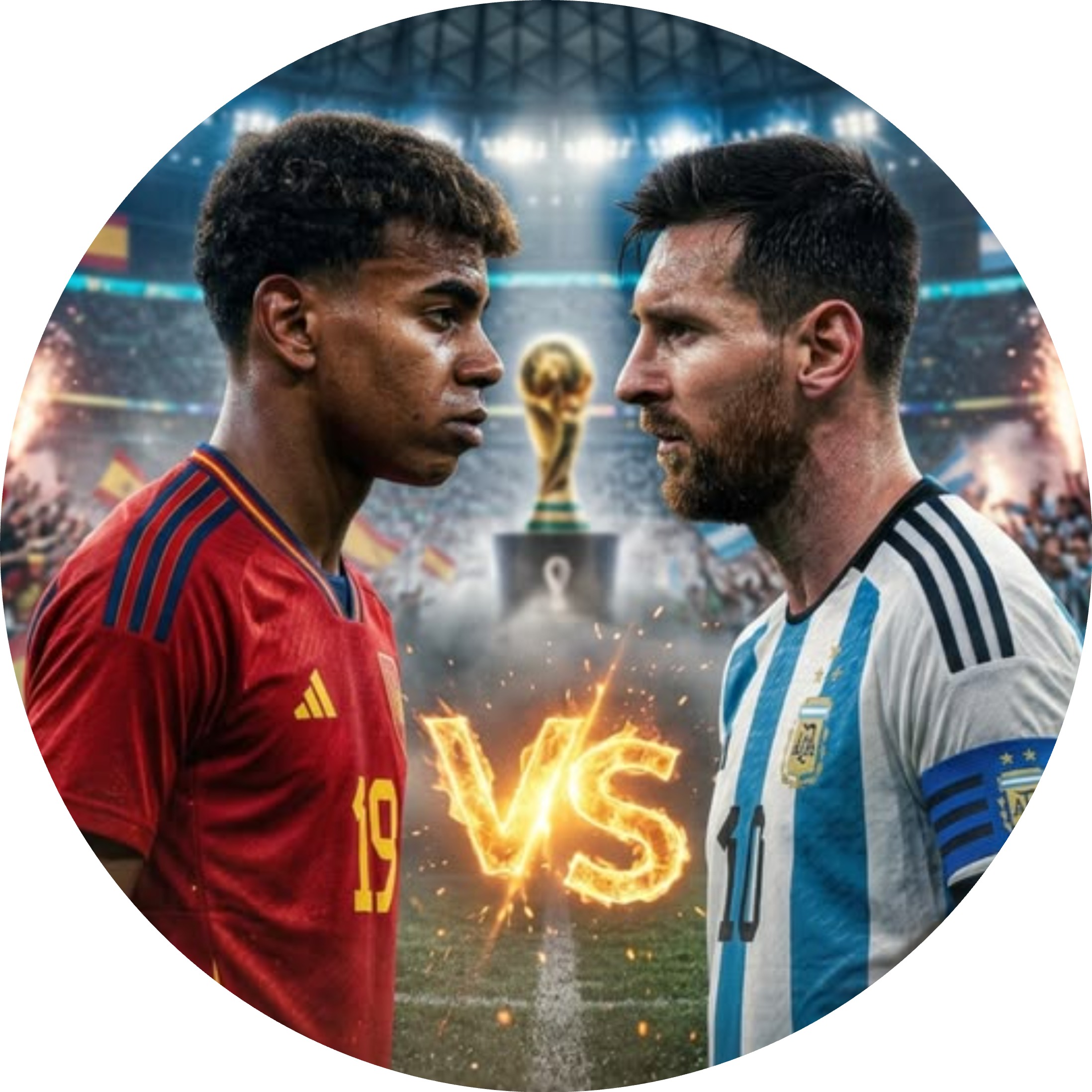 Fodbold duel VS Toppers Drinktoppers 6 stk Ø8 cm