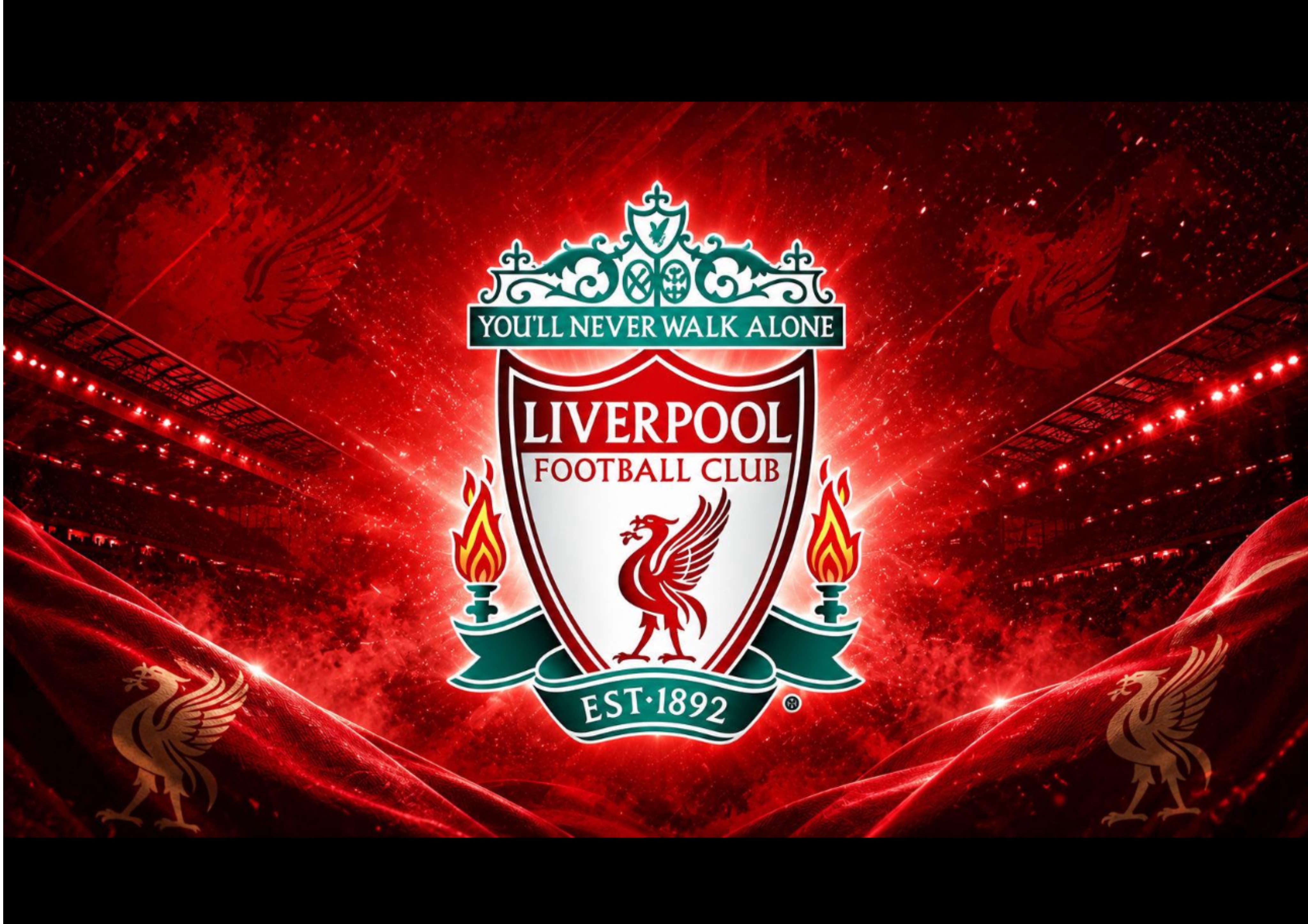 Liverpool på Anfield Toppers Drinktoppers 6 stk Ø8 cm