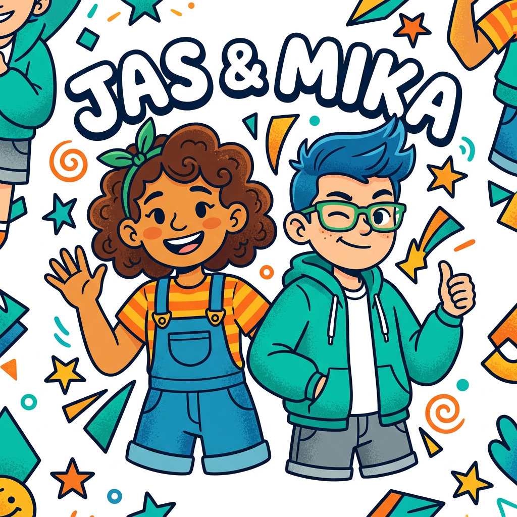 Jas & Mika leg Toppers Drinktoppers 6 stk Ø8 cm