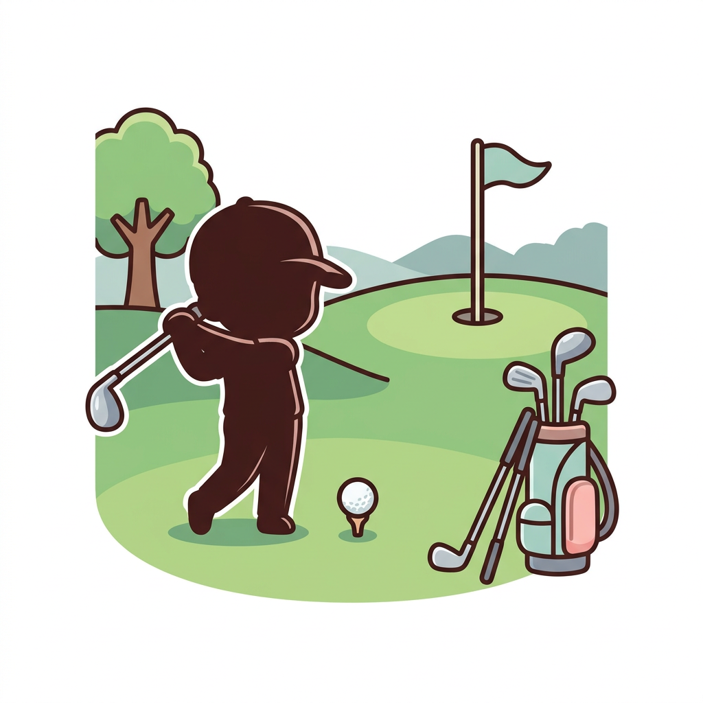 Golfslag & hygge Toppers Drinktoppers 6 stk Ø8 cm