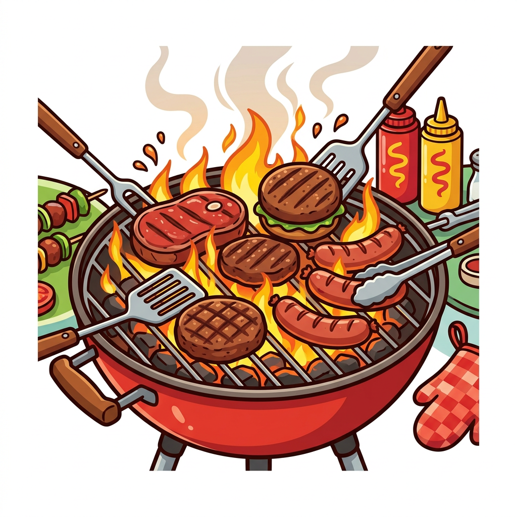 Grillfest på terrassen Toppers Drinktoppers 6 stk Ø8 cm