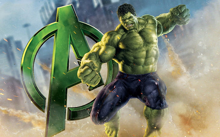 avengers-hulk Toppers Drinktoppers 6 stk Ø8 cm