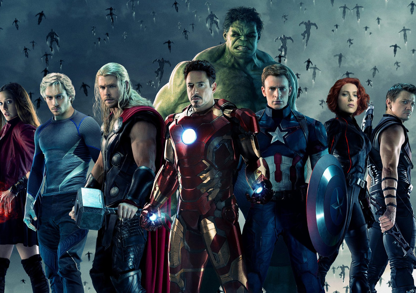 Avengers Toppers Drinktoppers 6 stk Ø8 cm