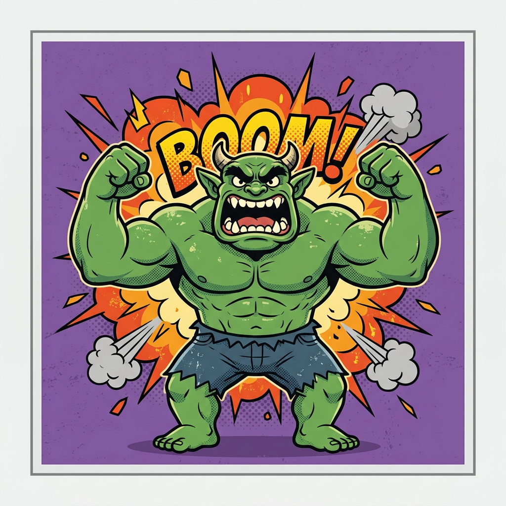 Boom Hulk Kage Toppers Drinktoppers 6 stk Ø8 cm