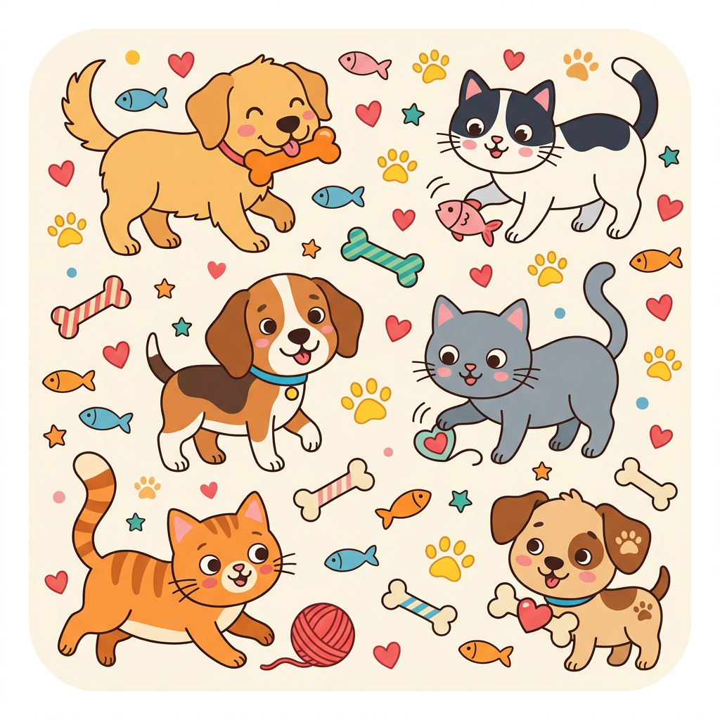 Glade Hunde Katte Toppers Drinktoppers 6 stk Ø8 cm