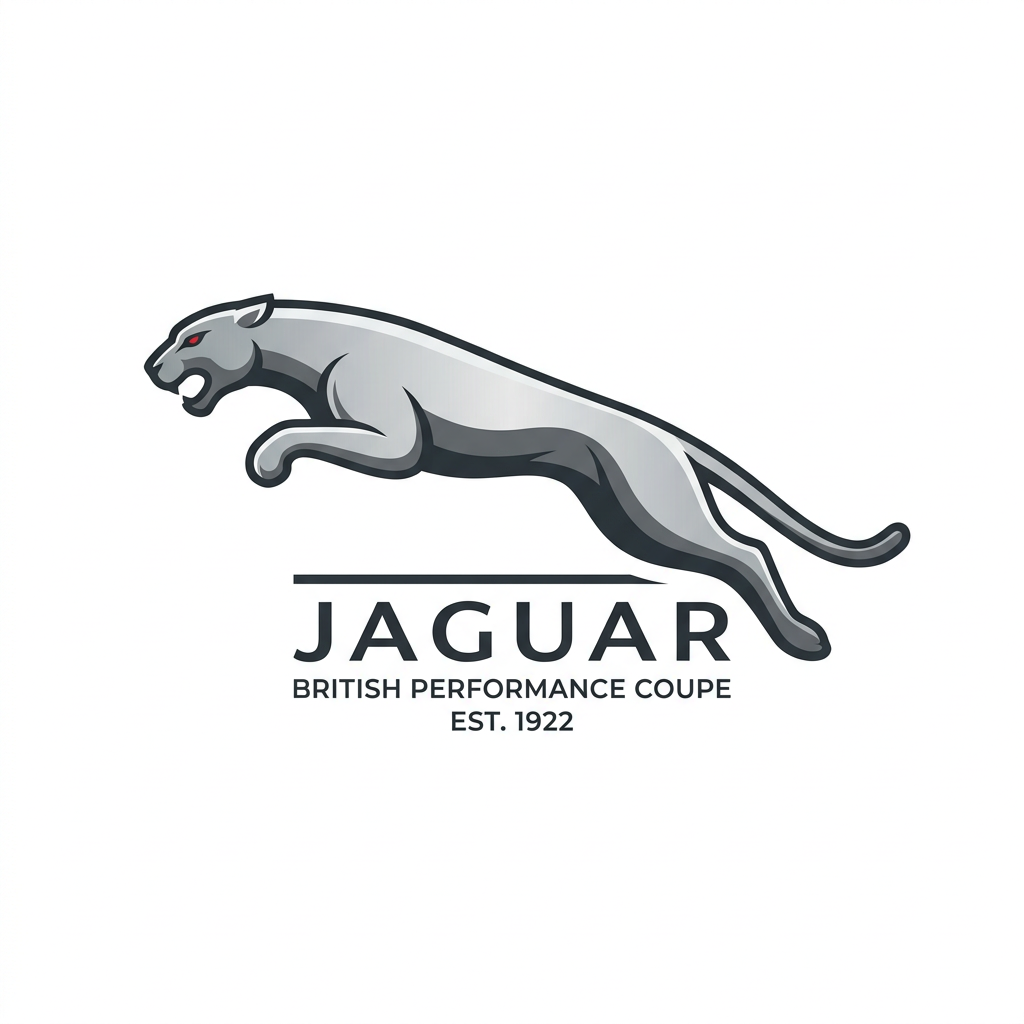 Jaguar Hoppende Logo Toppers Drinktoppers 6 stk Ø8 cm