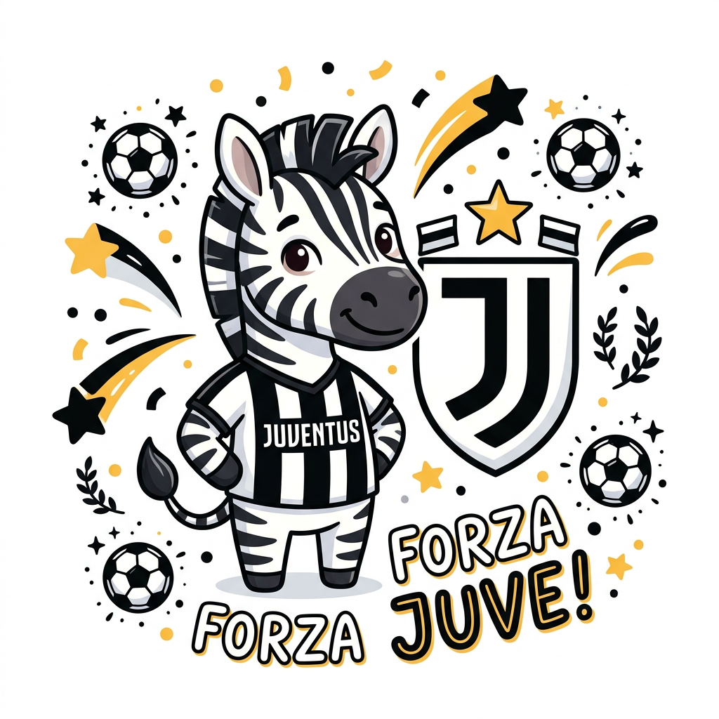 Zebra Fodbold Fest Toppers Drinktoppers 6 stk Ø8 cm