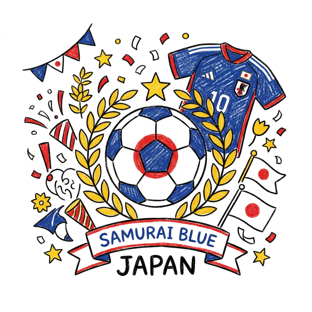 Samurai Fodbold Fest Toppers Drinktoppers 6 stk Ø8 cm