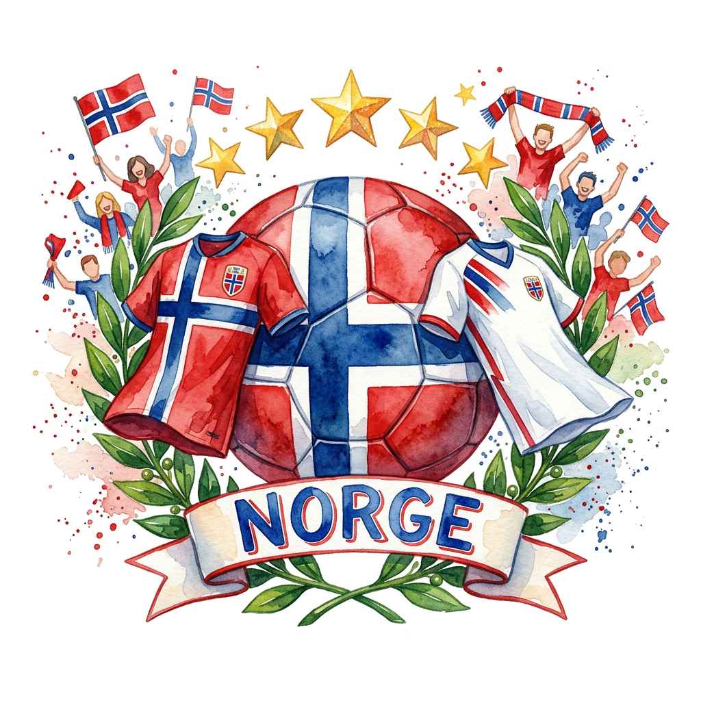 Norsk fodboldfest Toppers Drinktoppers 6 stk Ø8 cm