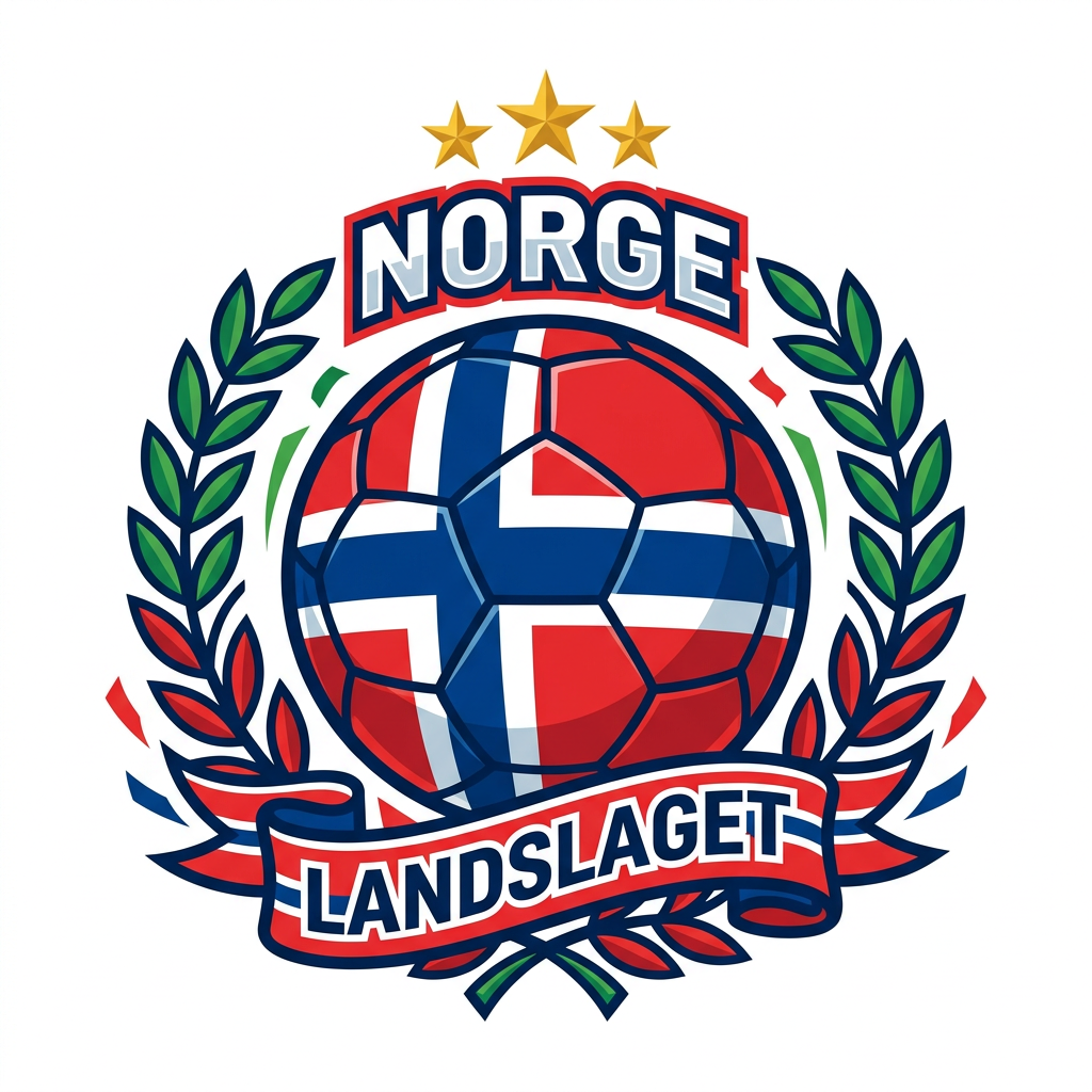 Norsk Landslag Fodbold Toppers Drinktoppers 6 stk Ø8 cm
