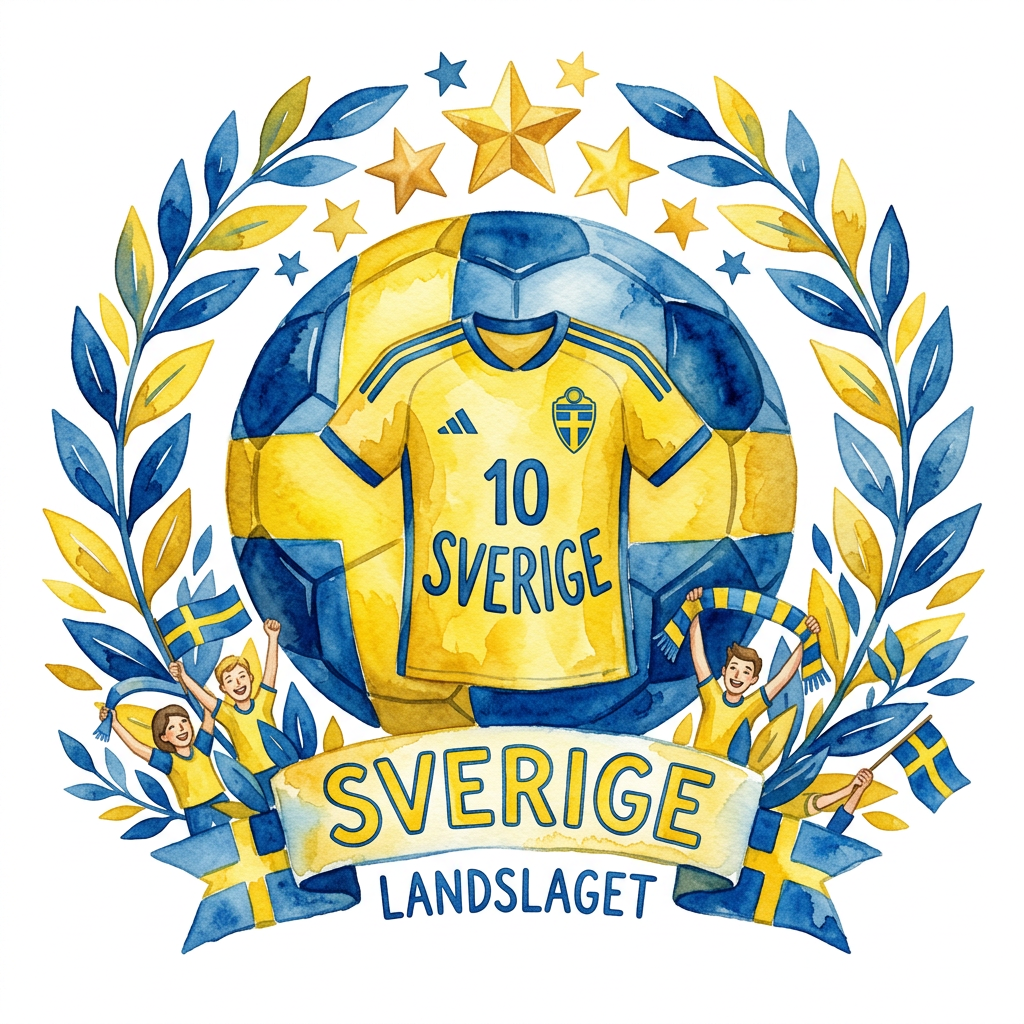 Svensk Fodbold Triumph Toppers Drinktoppers 6 stk Ø8 cm