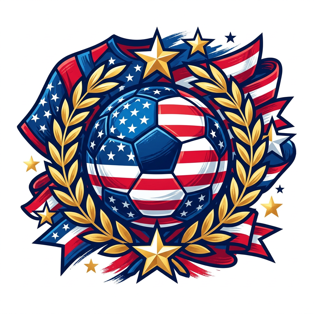 Amerikansk Fodbold Emblem Toppers Drinktoppers 6 stk Ø8 cm