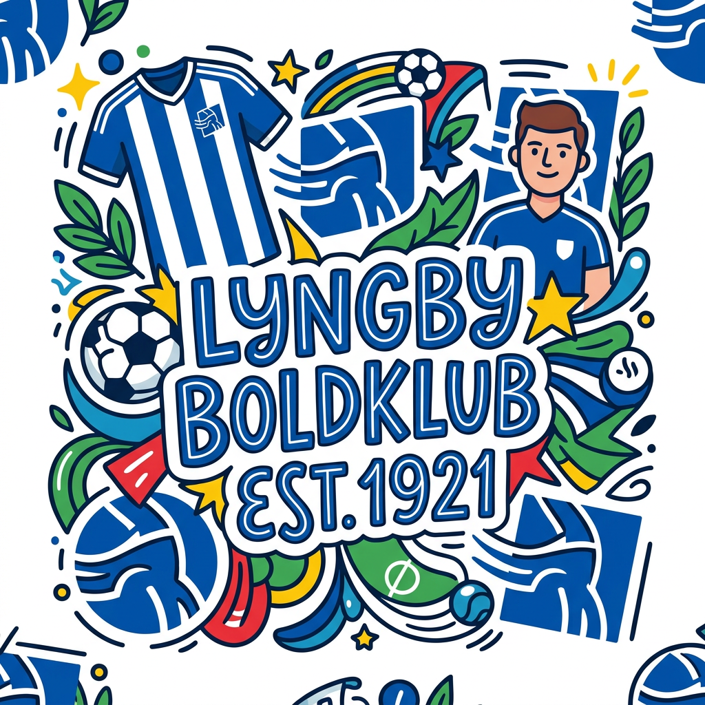 Lyngby Fodbold Liv Toppers Drinktoppers 6 stk Ø8 cm