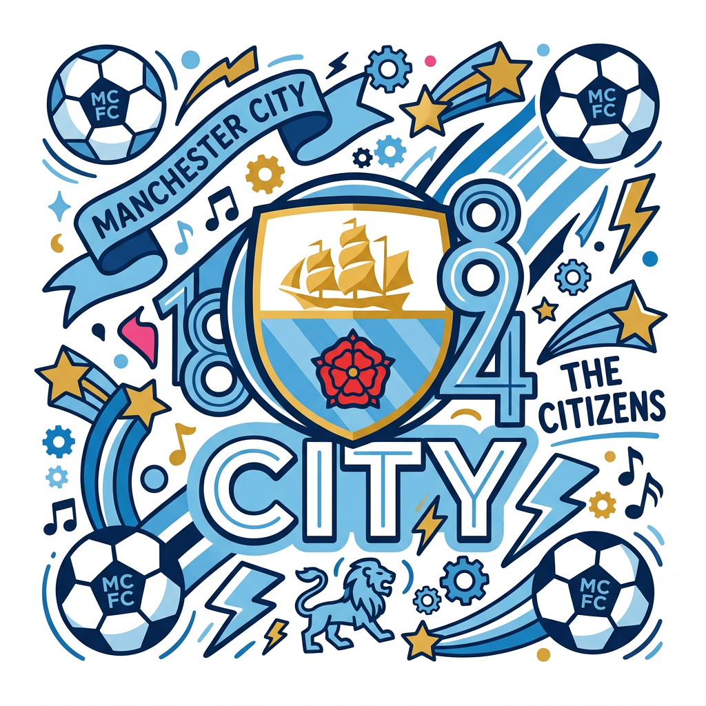 City Maskot Fodbold Toppers Drinktoppers 6 stk Ø8 cm