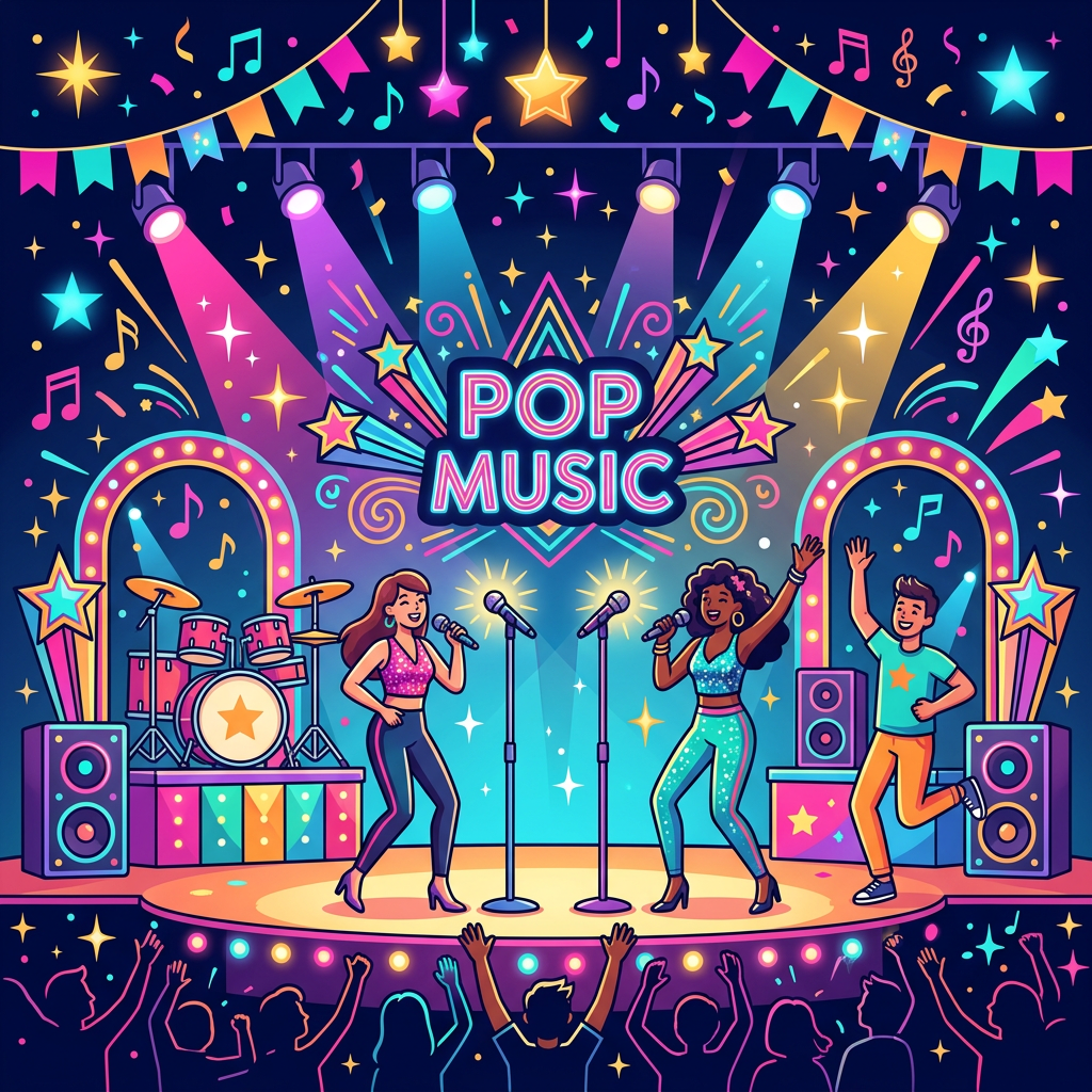 Popmusik Fæst Toppers Drinktoppers 6 stk Ø8 cm