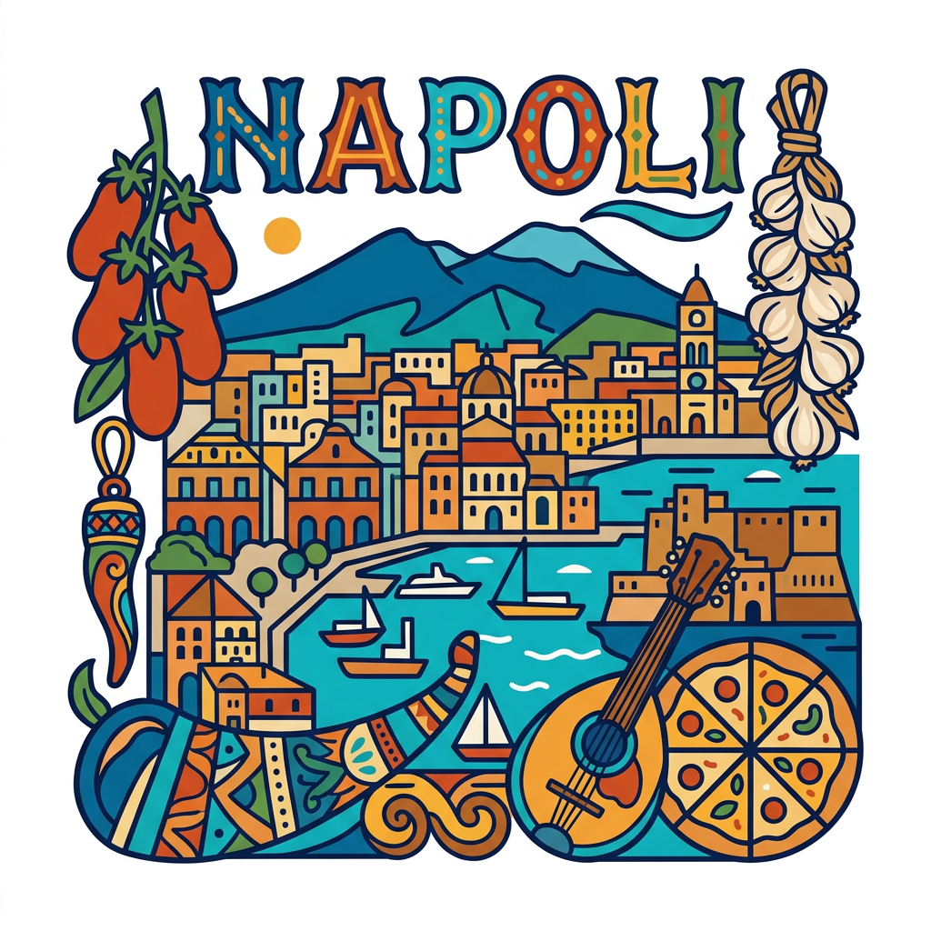 Napoli Pizza Kyst Toppers Drinktoppers 6 stk Ø8 cm