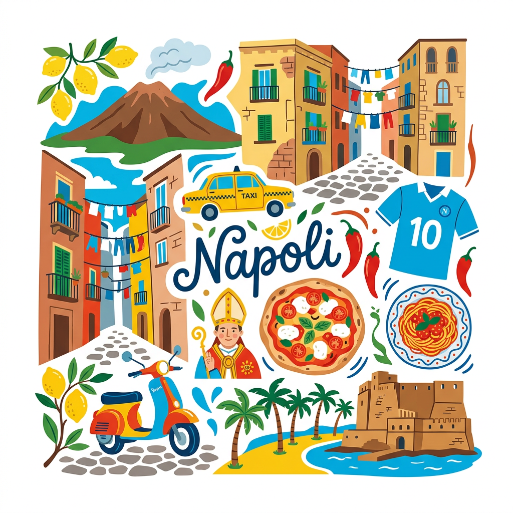 Napoli Klassikere Mix Toppers Drinktoppers 6 stk Ø8 cm