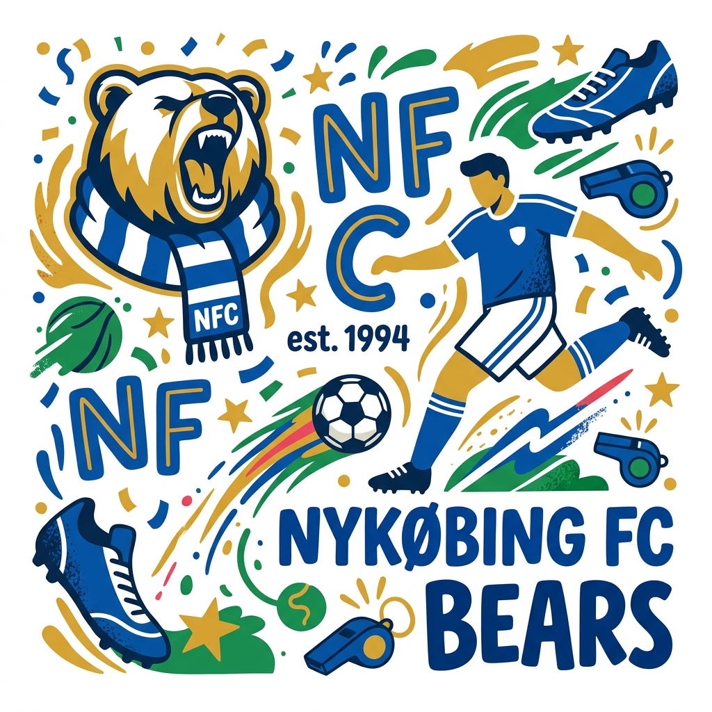 NFC Bears fodbold Toppers Drinktoppers 6 stk Ø8 cm