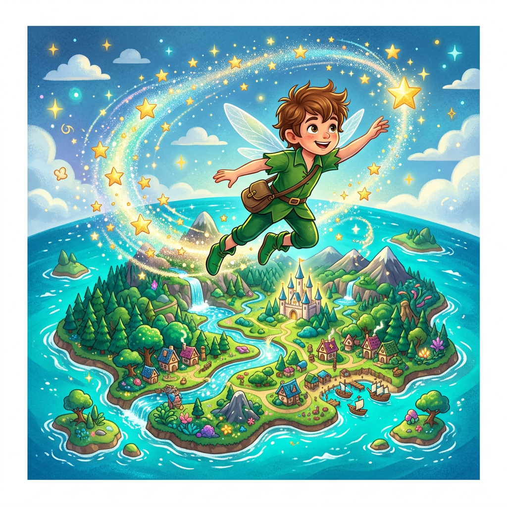 Peter Pans Eventyr Ø Toppers Drinktoppers 6 stk Ø8 cm