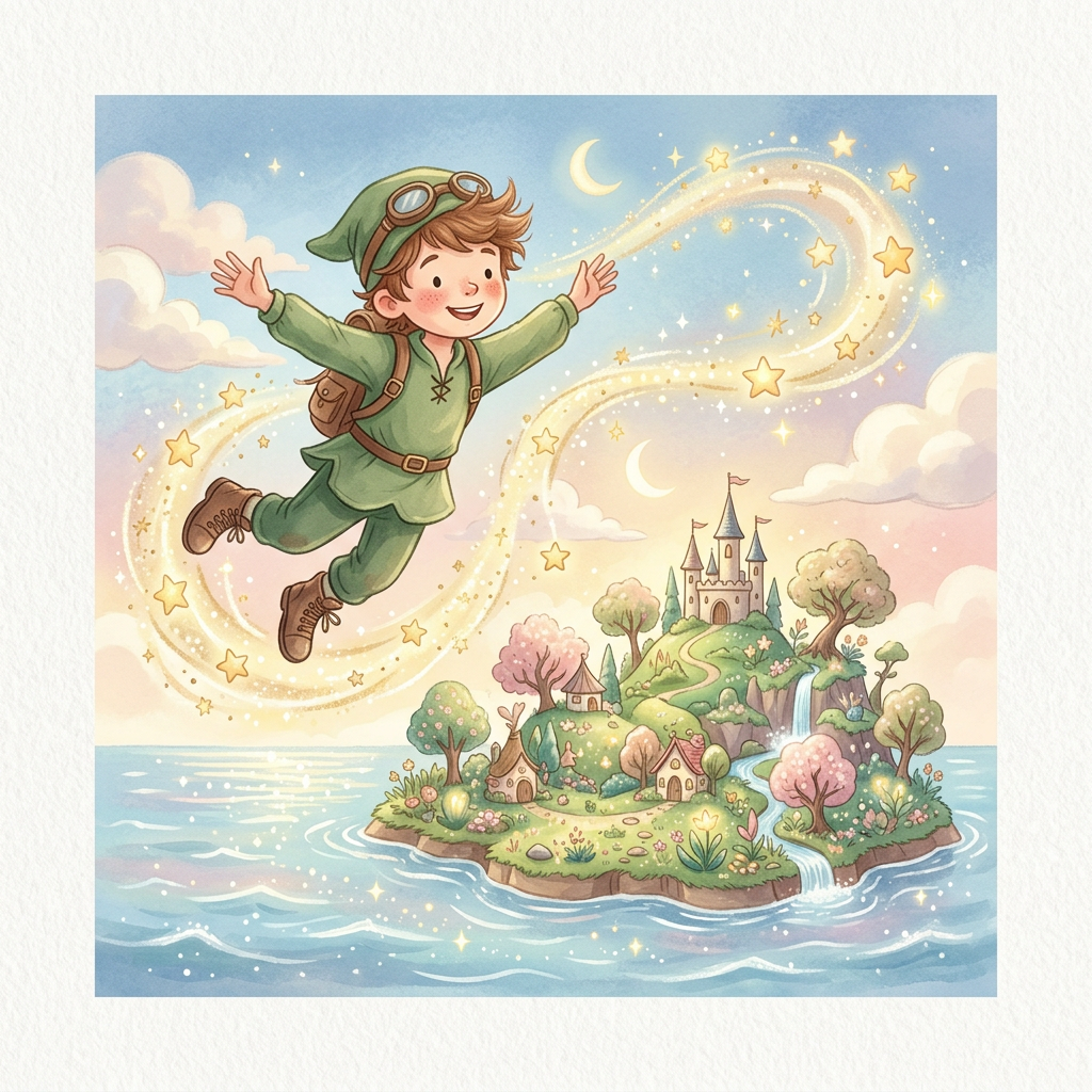 Peter Pan magi Toppers Drinktoppers 6 stk Ø8 cm