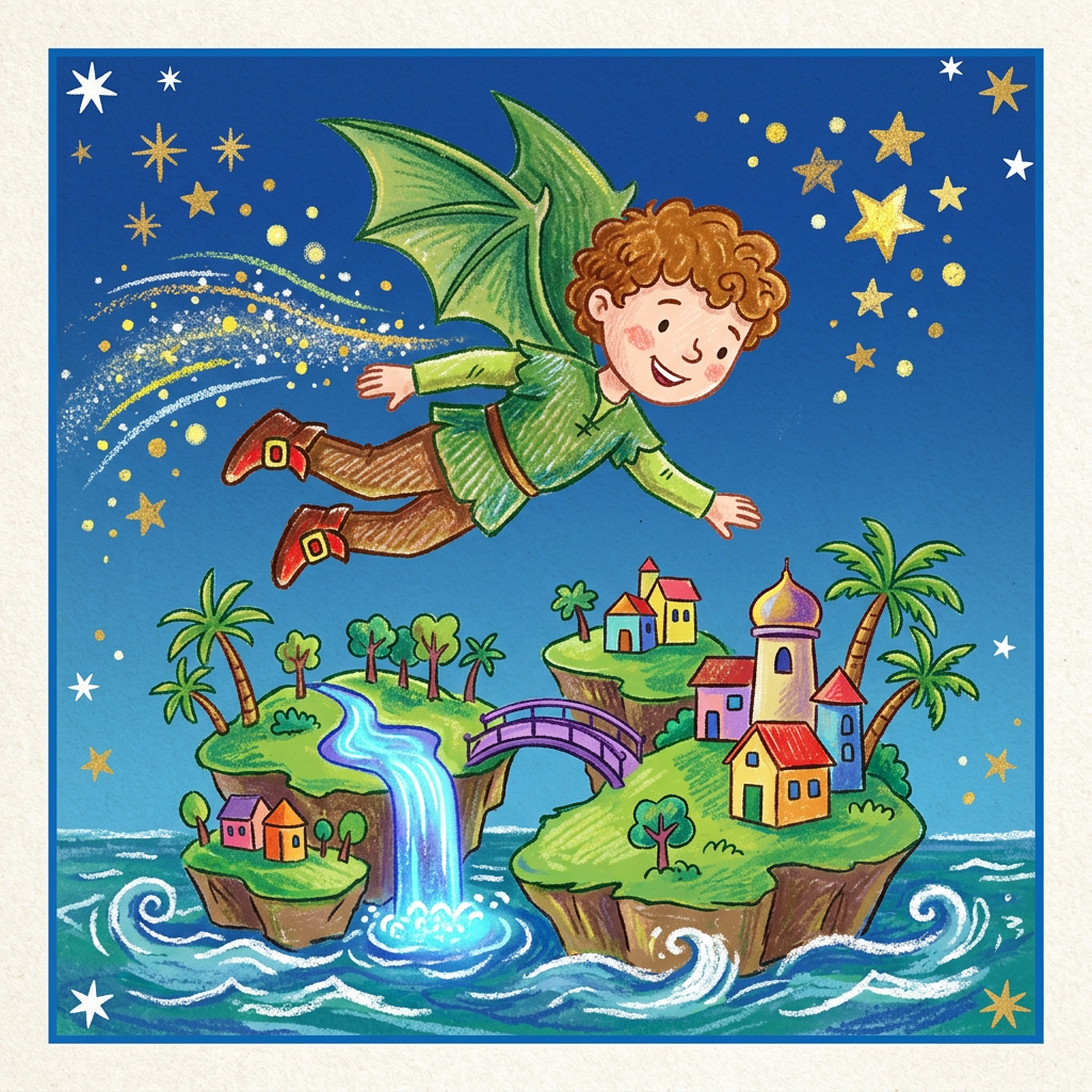 Peter Pans Flyvetur Toppers Drinktoppers 6 stk Ø8 cm