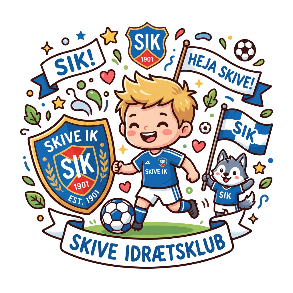 SIK Boldglæde Dreng Toppers Drinktoppers 6 stk Ø8 cm