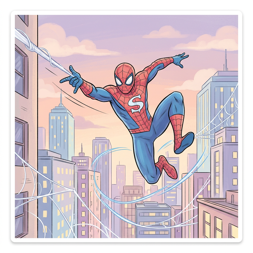 Spiderman by Springer Toppers Drinktoppers 6 stk Ø8 cm