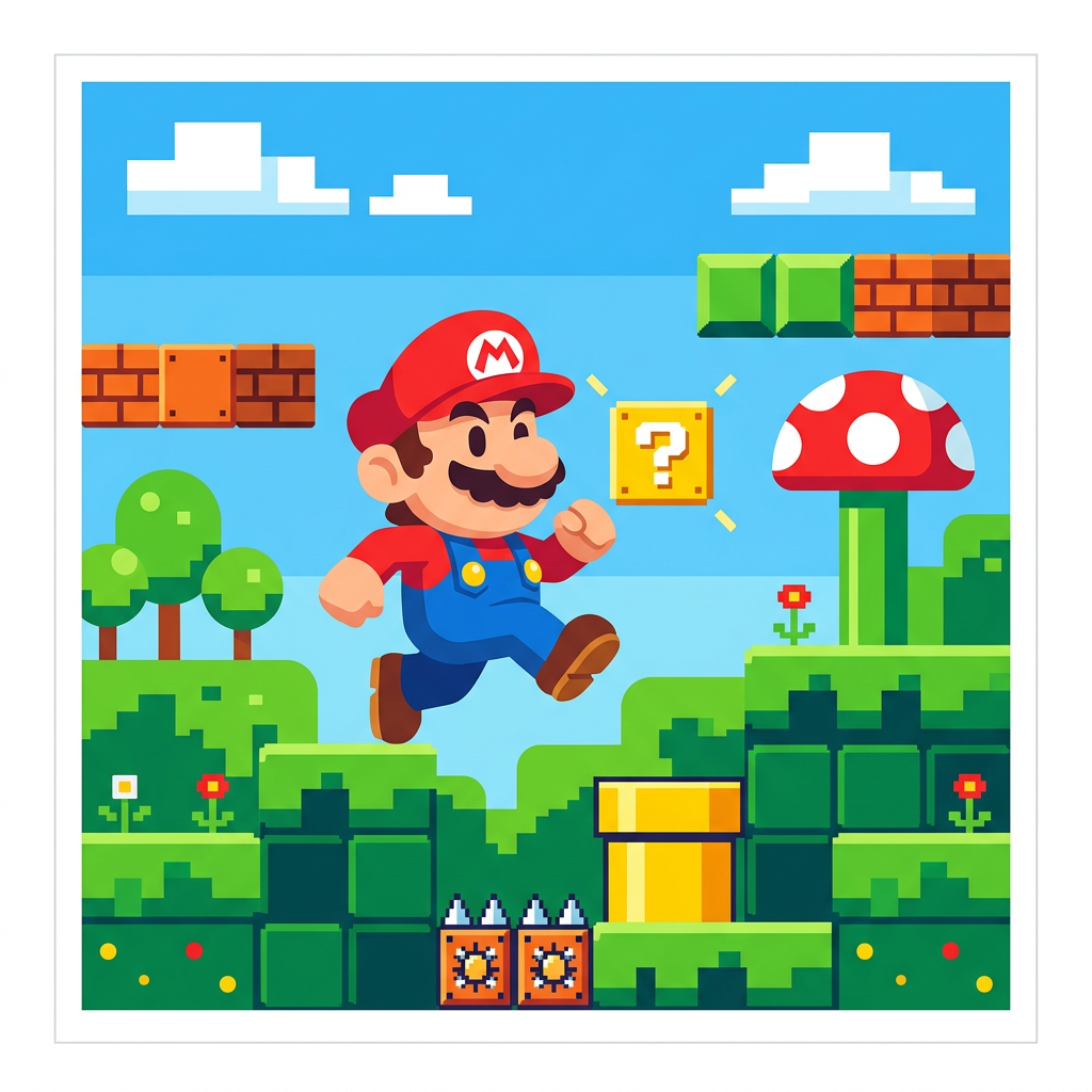 Super Mario eventyr 2 Toppers Drinktoppers 6 stk Ø8 cm